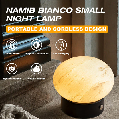 Koville natural stone table lamp in Namib Fantasy