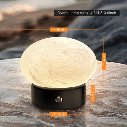 Koville natural stone table lamp in Namib Fantasy