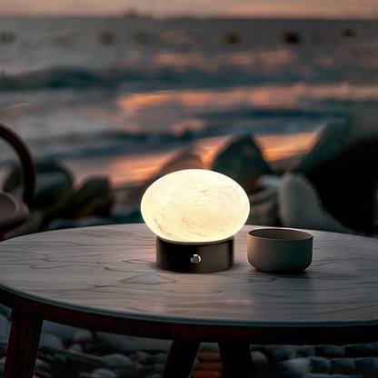 Koville natural stone table lamp in Namib Fantasy