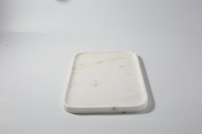 Koville Natural Stone One-Piece Square Trays in Golden Calacatta, product view 52