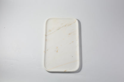 Koville Natural Stone One-Piece Square Trays in Golden Calacatta, product view 53