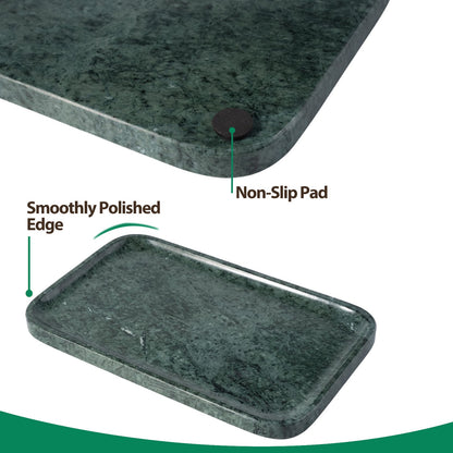 Koville Natural Stone One-Piece Square Trays in Indian Green, product view 58