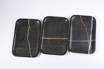 Koville Natural Stone One-Piece Square Trays in Noiraziza, product view 59