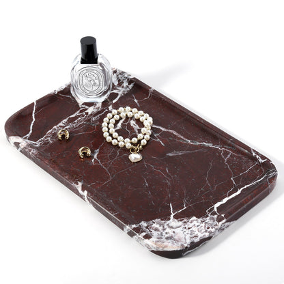 Koville Natural Stone One-Piece Square Trays in Rose Lepanto, product view 63