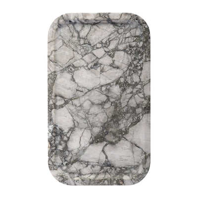 Koville Natural Stone One-Piece Square Trays in Silver Pearl, product view 65