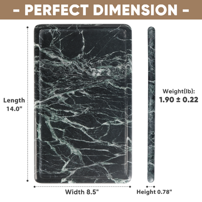 Koville Natural Stone One-Piece Square Trays in Verde Remeggiato, product view 69