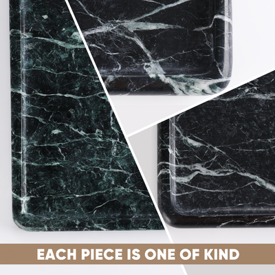 Koville Natural Stone One-Piece Square Trays in Verde Remeggiato, product view 71