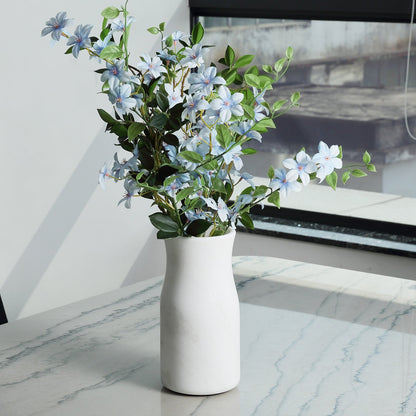 Koville Natural Stone Necked Vase for Floral Styling - 85 x 9 in natural stone, product view 4