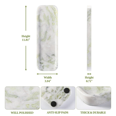 Koville Natural Stone One-Piece Square Trays in Bianco Palomino, product view 74