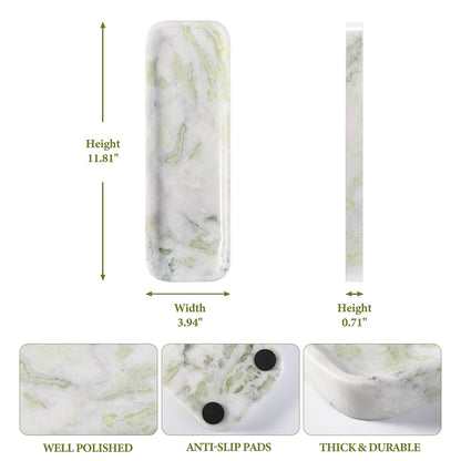 Koville Natural Stone One-Piece Square Trays in Bianco Palomino, product view 74