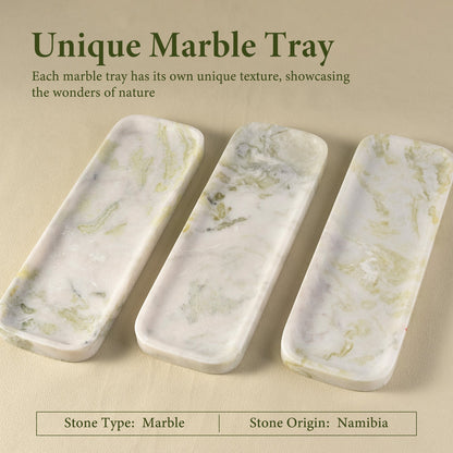 Koville Natural Stone One-Piece Square Trays in Bianco Palomino, product view 75