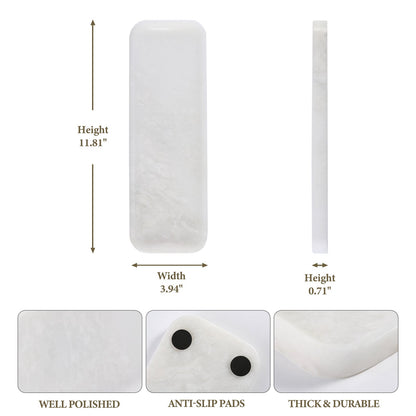 Koville Natural Stone One-Piece Square Trays in Namib Bianco, product view 80