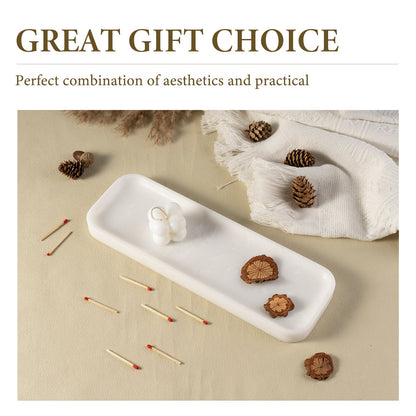 Koville Natural Stone One-Piece Square Trays in Namib Bianco, product view 82