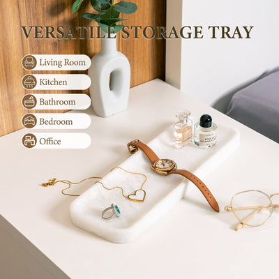 Koville Natural Stone One-Piece Square Trays in Namib Bianco, product view 84