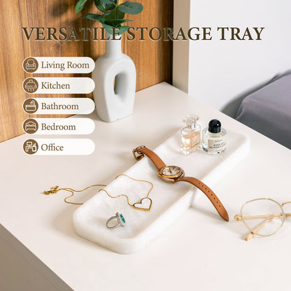 Koville Natural Stone One-Piece Square Trays in Namib Bianco, product view 84