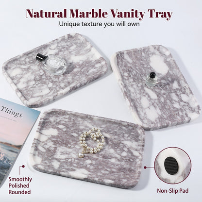 Koville gray decorative tray in natural stone – view 6