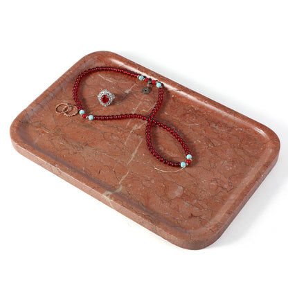Koville Natural Stone One-Piece Square Trays in Isbie red, product view 106
