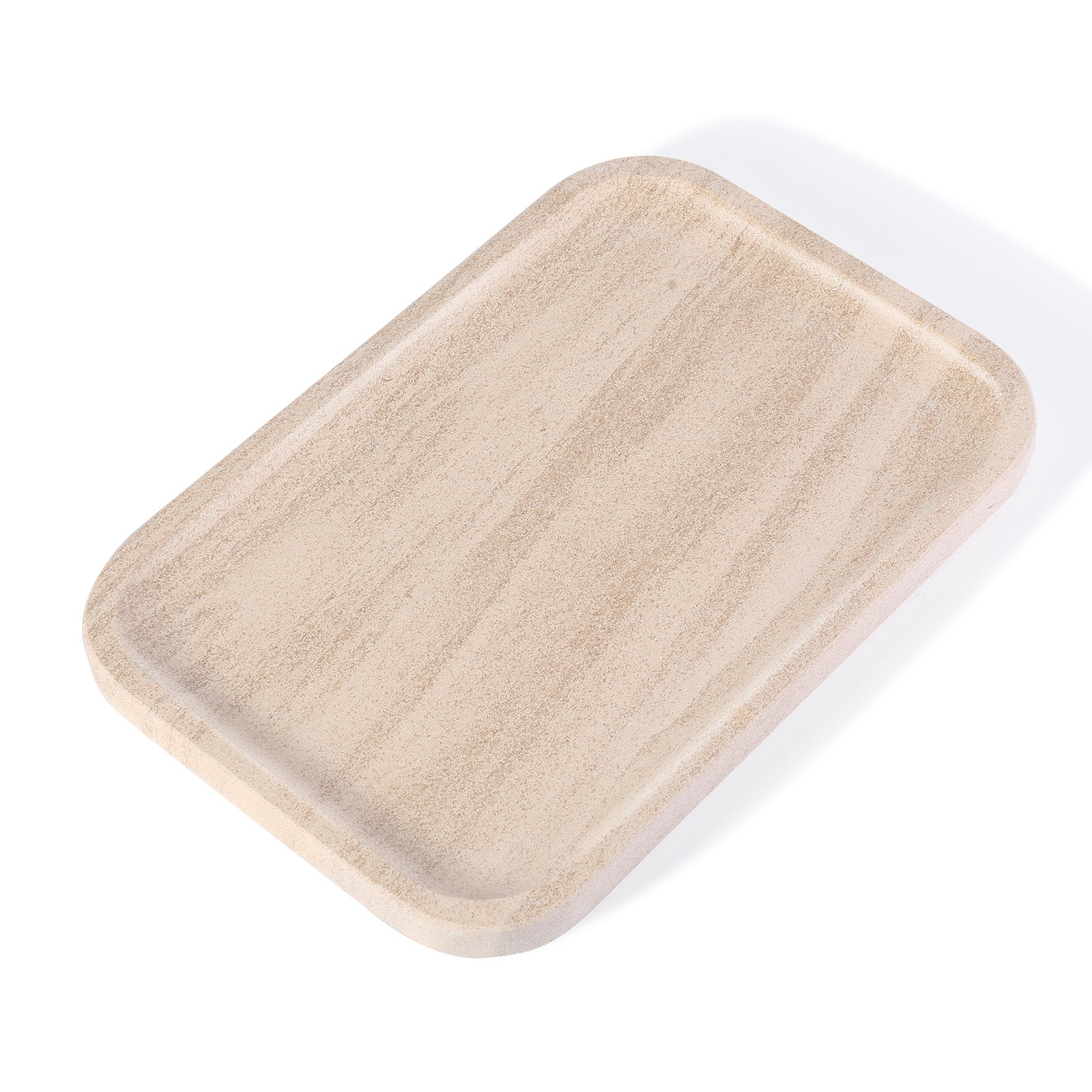 Koville Natural Stone One-Piece Square Trays in Moca Cream Media, product view 113