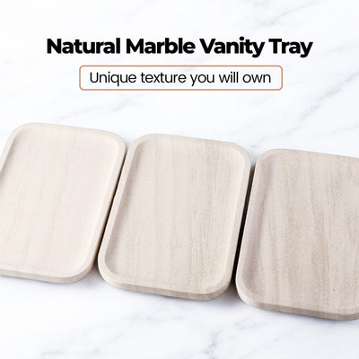 Koville Natural Stone One-Piece Square Trays in Moca Cream Media, product view 115