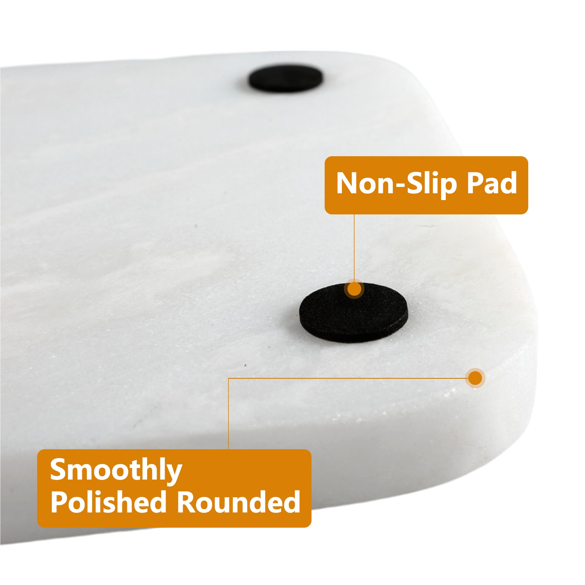 Koville Natural Stone One-Piece Square Trays in Namib Bianco, product view 119
