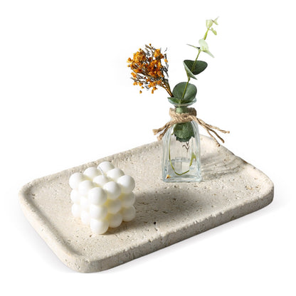Koville Natural Stone One-Piece Square Trays in National Beige, product view 121
