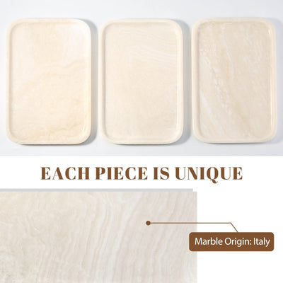 Koville Natural Stone One-Piece Square Trays in Navona, product view 124