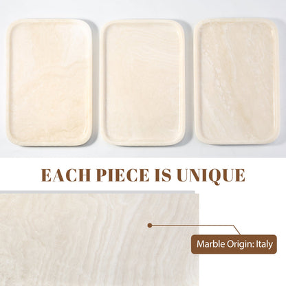 Koville Natural Stone One-Piece Square Trays in Navona, product view 124