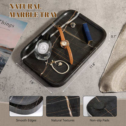 Koville Natural Stone One-Piece Square Trays in Noiraziza, product view 126
