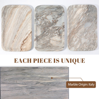Koville Natural Stone One-Piece Square Trays in Palissandro Blue, product view 141