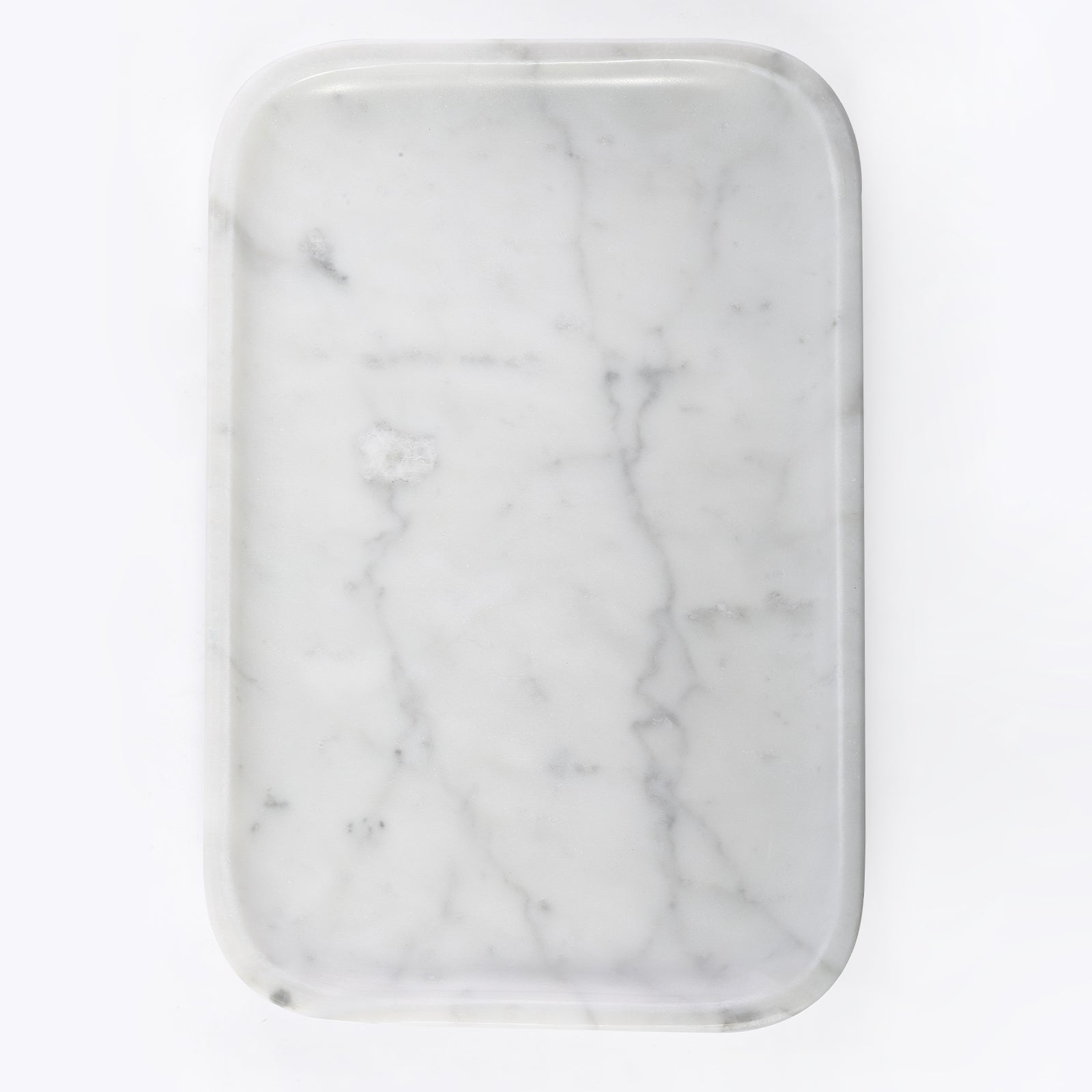Koville Natural Stone One-Piece Square Trays in Statuario, product view 162