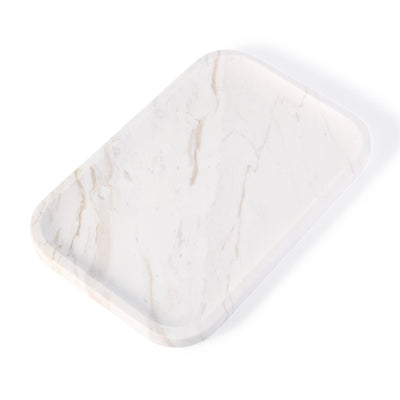 Koville Natural Stone One-Piece Square Trays in Volakas, product view 165