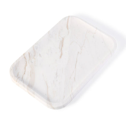 Koville Natural Stone One-Piece Square Trays in Volakas, product view 165