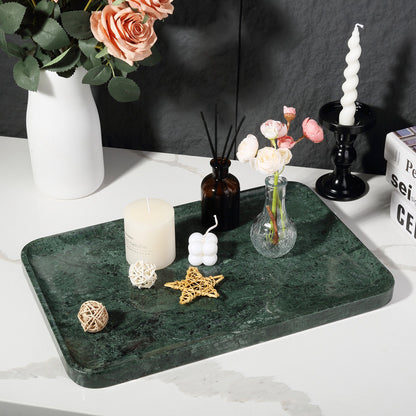 Koville Natural Stone One-Piece Square Trays in Indian Green, product view 173