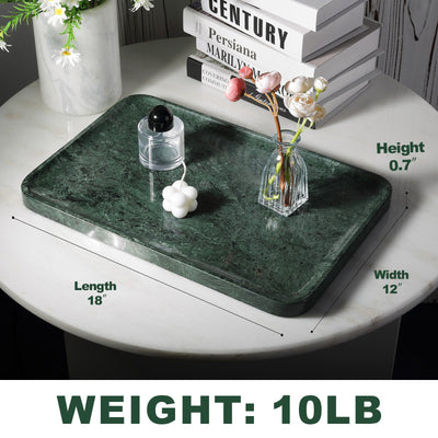 Koville Natural Stone One-Piece Square Trays in Indian Green, product view 176