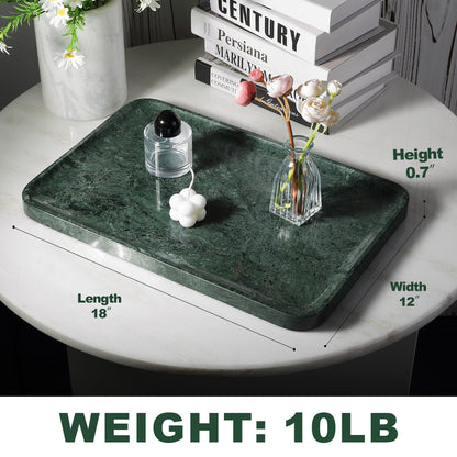Koville Natural Stone One-Piece Square Trays in Indian Green, product view 176