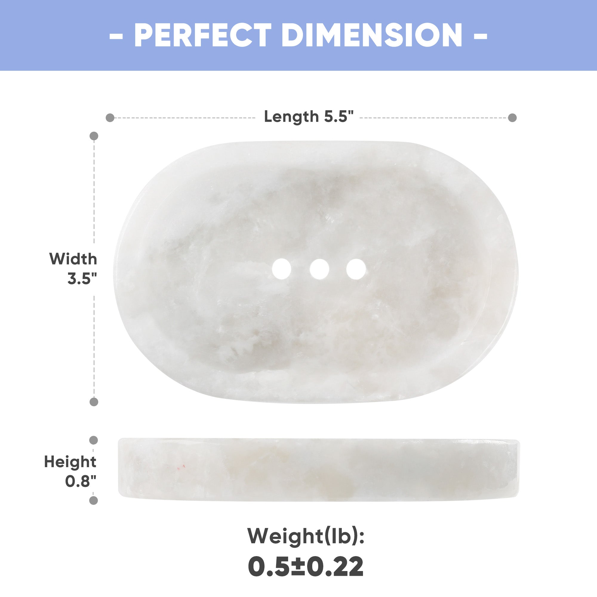 Koville Namib Fantasy marble oval soap dish with undulating surface with a softly shaped oval marble profile with undulating surface detail for a bathroom vanity or shower ledge