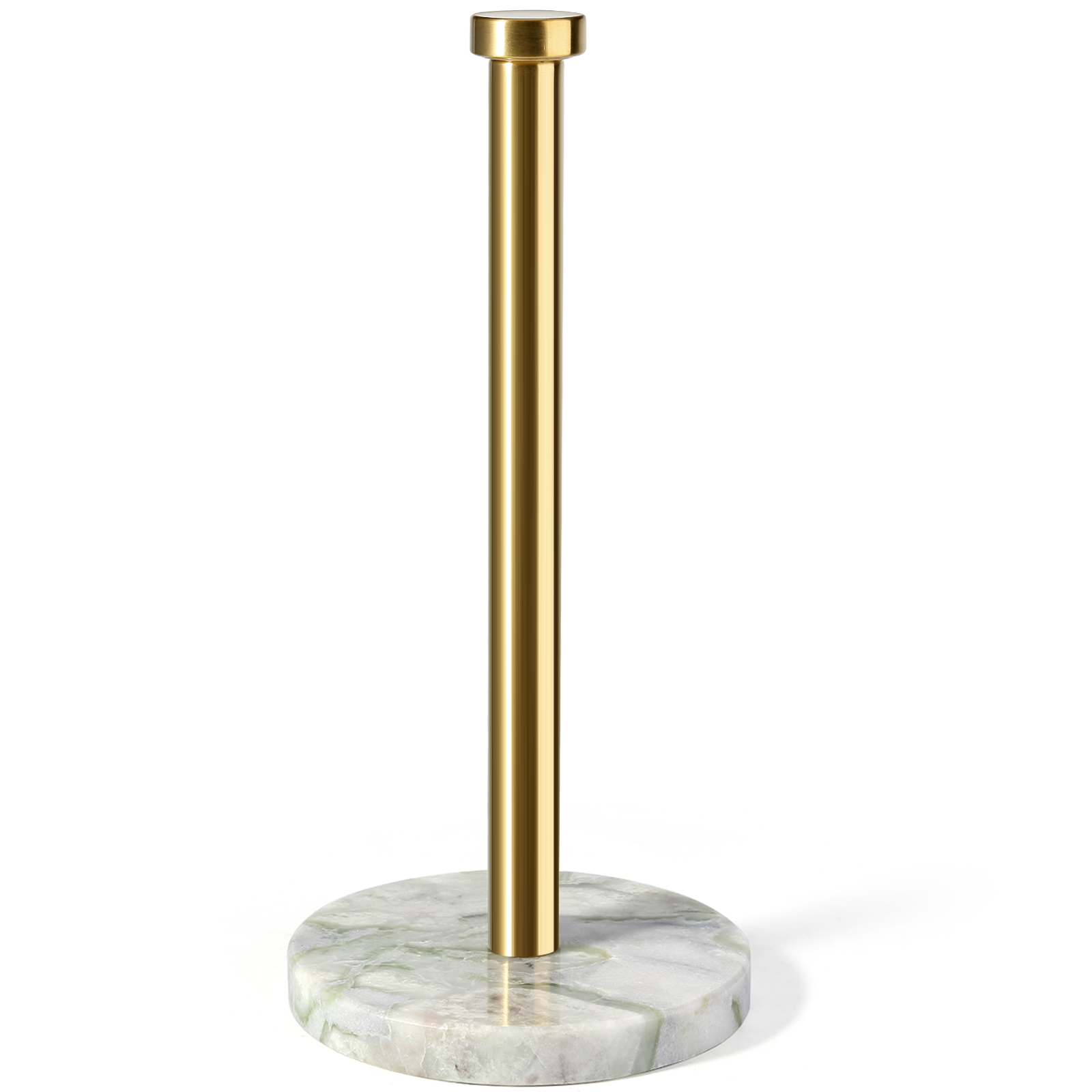 Koville gray paper towel holder in natural stone