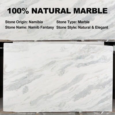 Koville Natural Stone Paper Towel Holder with Black Metal Rod, 5.9 in Base in natural stone