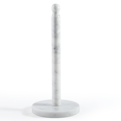 Koville Natural Stone Paper Towel Holder with Stone Rod, 5.9 in Base in natural stone