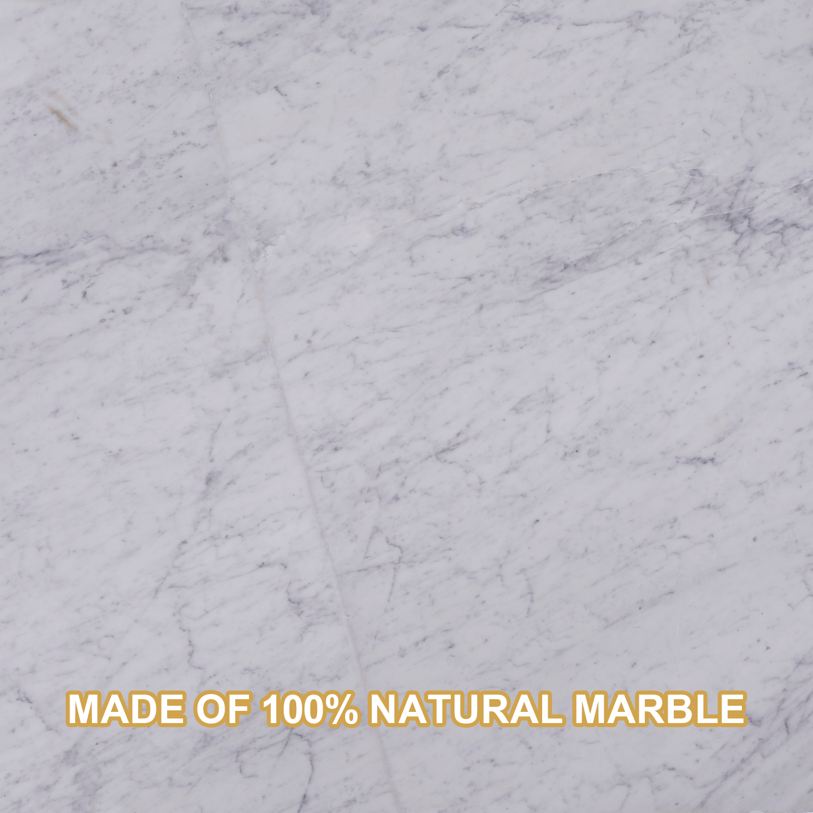 Koville Natural Stone Paper Towel Holder with Stone Rod, 5.9 in Base in natural stone