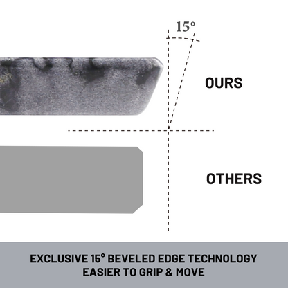 Koville natural stone pastry board in Monte Grigio