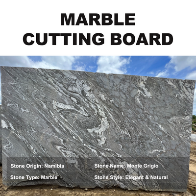 Koville natural stone pastry board in Monte Grigio