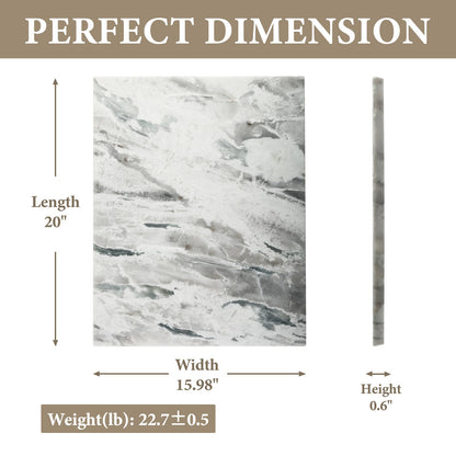 Koville natural stone pastry board in Rhino Grey