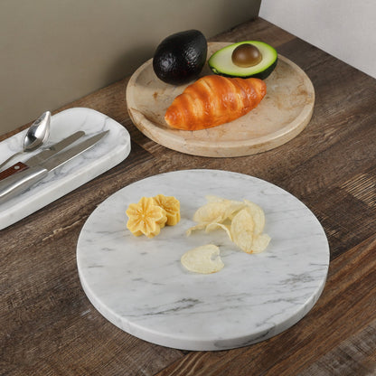 Koville round natural stone pastry board - Koville_Marble_Pastry_Board_-_round_D_280_Bianco_Carrara_2.jpg