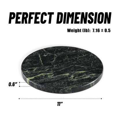 Koville round natural stone pastry board - Koville_Marble_Pastry_Board_-_round_D_280_Indian_Green_37.jpg