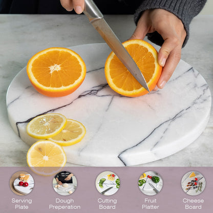 Koville round natural stone pastry board - Koville_Marble_Pastry_Board_-_round_D_280_Milas_Lilac_8.jpg