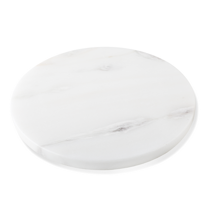 Koville round natural stone pastry board - Koville_Marble_Pastry_Board_-_round_D_280_Namib_Bianco_1.png