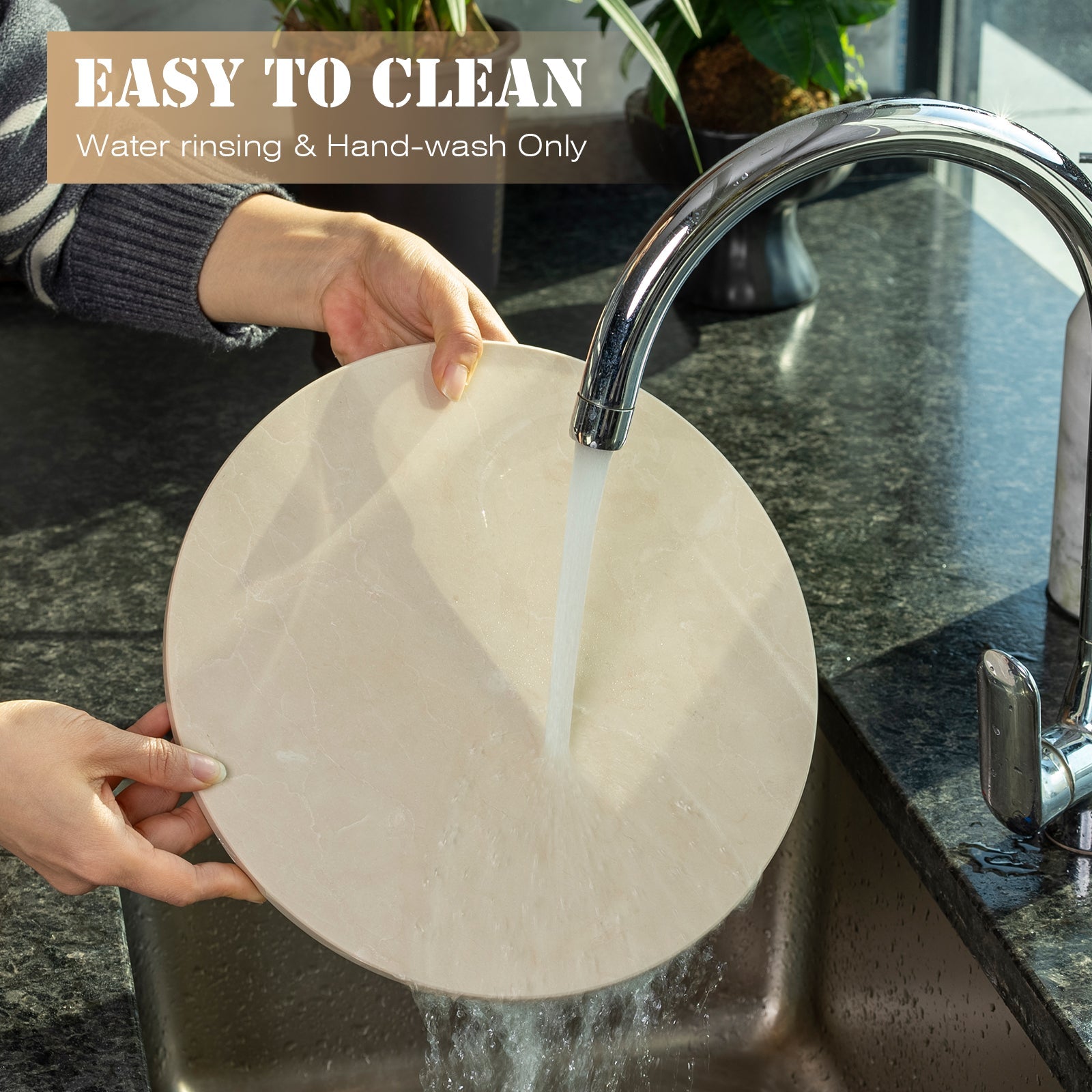 Koville round natural stone pastry board - Koville_Marble_Pastry_Board_-_round_D_280_T_10mm_Botticino_Beige_10.jpg