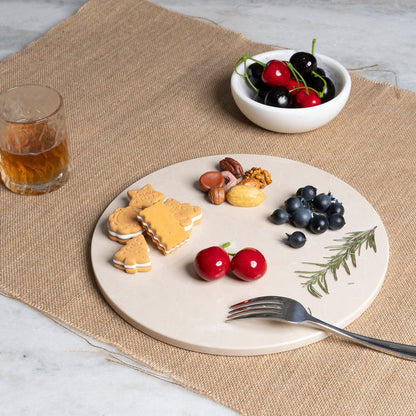 Koville round natural stone pastry board - Koville_Marble_Pastry_Board_-_round_D_280_T_10mm_Botticino_Beige_2.jpg