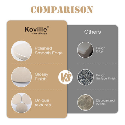 Koville round natural stone pastry board - Koville_Marble_Pastry_Board_-_round_D_280_T_10mm_Botticino_Beige_9.jpg